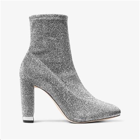 michael michael kors mandy stretch ankle boot|Michael Kors Mandy Glitter Stretch.